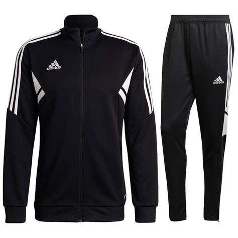 adidas trainingsanzug baumwolle schwarz|Schwarze Trainingsanzüge .